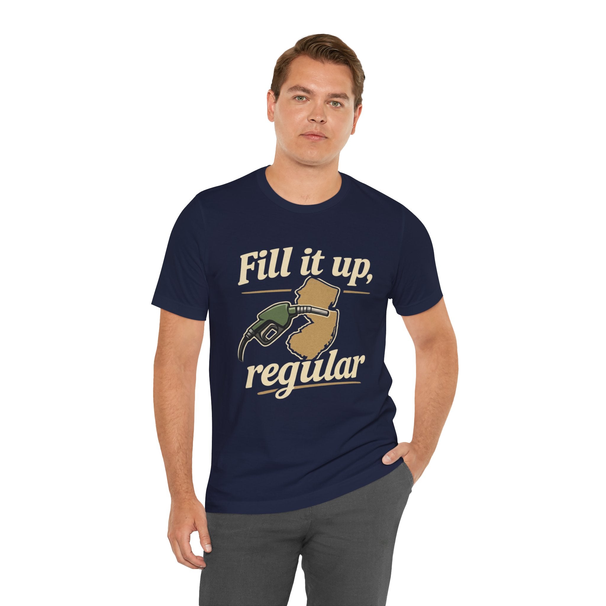 Vintage New Jersey T-Shirt | "Fill It Up Regular" | Jersey Shore Parkway Design