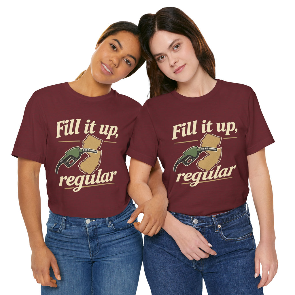 Vintage New Jersey T-Shirt | "Fill It Up Regular" | Jersey Shore Parkway Design