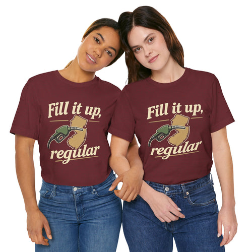 Vintage New Jersey T-Shirt | "Fill It Up Regular" | Jersey Shore Parkway Design